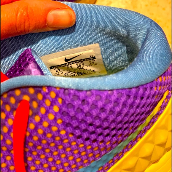 Nike Kyrie 1 Saturdays GS Purple Blue Yellow Red - Picture 4 of 6